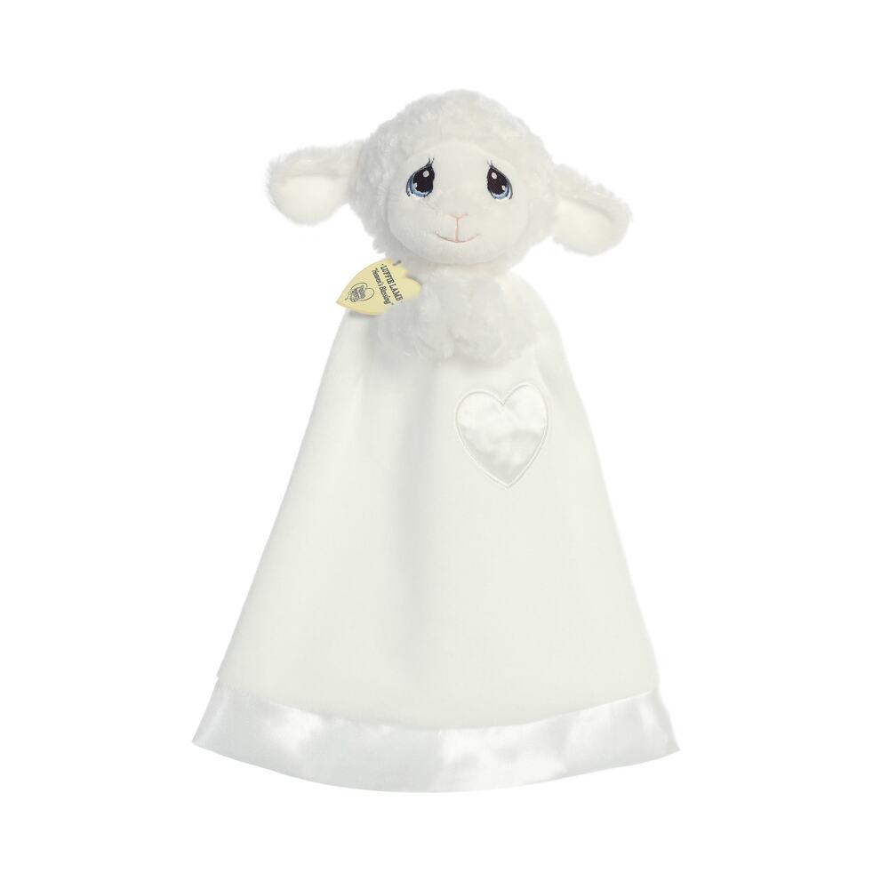 Aurora Precious Moments Lamb Lovey Blanket Baby Security Blanket 15" NEW